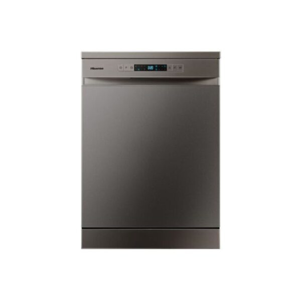 Hisense HS622E90X 13 Plate Free Standing Dishwasher, Silver