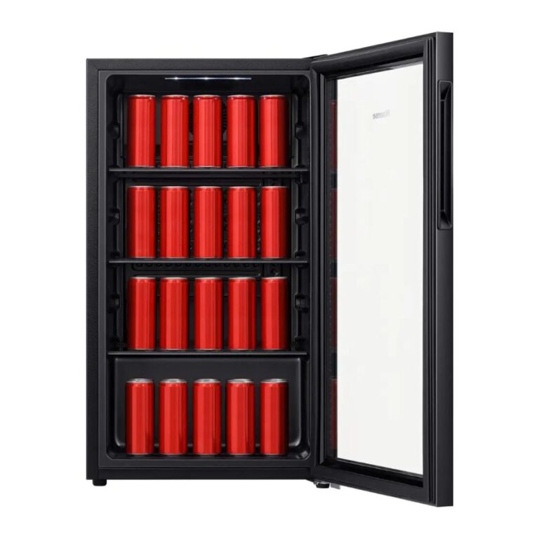 Hisense JC91DR 91L Glass Door Beverage Cooler Chiller 80W